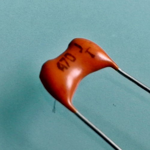 240pF 250V silvered mica capacitor, each